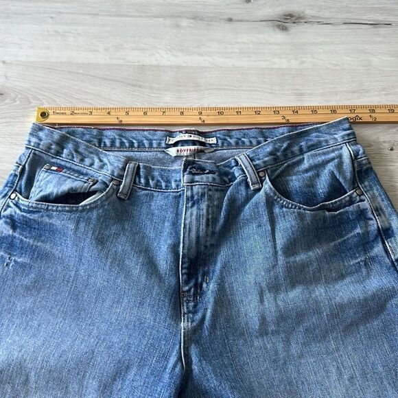Tommy Hilfiger Boyfriend Cut Vintage Jeans Blue 14L EUC - Picture 9 of 14